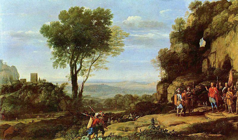 Claude Lorrain Landscape with David at the Cave of Adullam Germany oil painting art